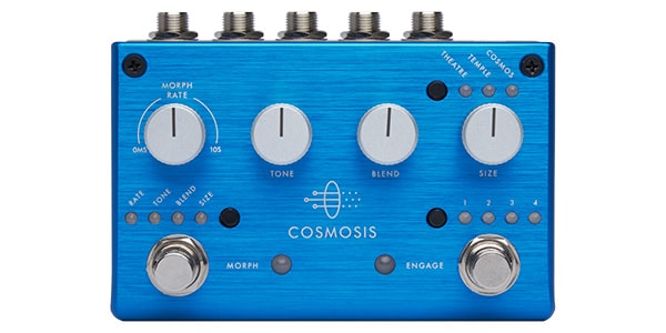 HWtoSH's tweet card. Cosmosisは、ミュージシャンが3つのオリジナル空間（Theatre、Temple、Cosmos）をカスタマイズし、リアルタイムで操作できるステレオ、ハイファイ・アンビエント・リバーブです。Cosmosisは、リバーブのサイズ、ウェット/ドライ・ブレンド、フィルタリングのコントロールに加え、ミュ...