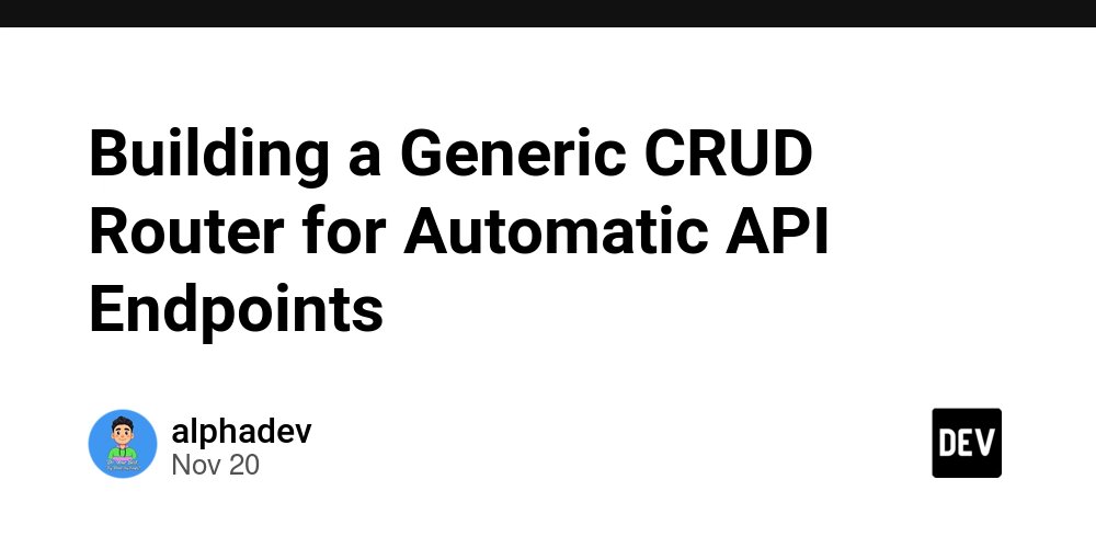alpha_5611331's tweet card. 👉 alphadev3296/fastapi-prototype-healtymeal-copilot-api In the previous article, we built a Generic...