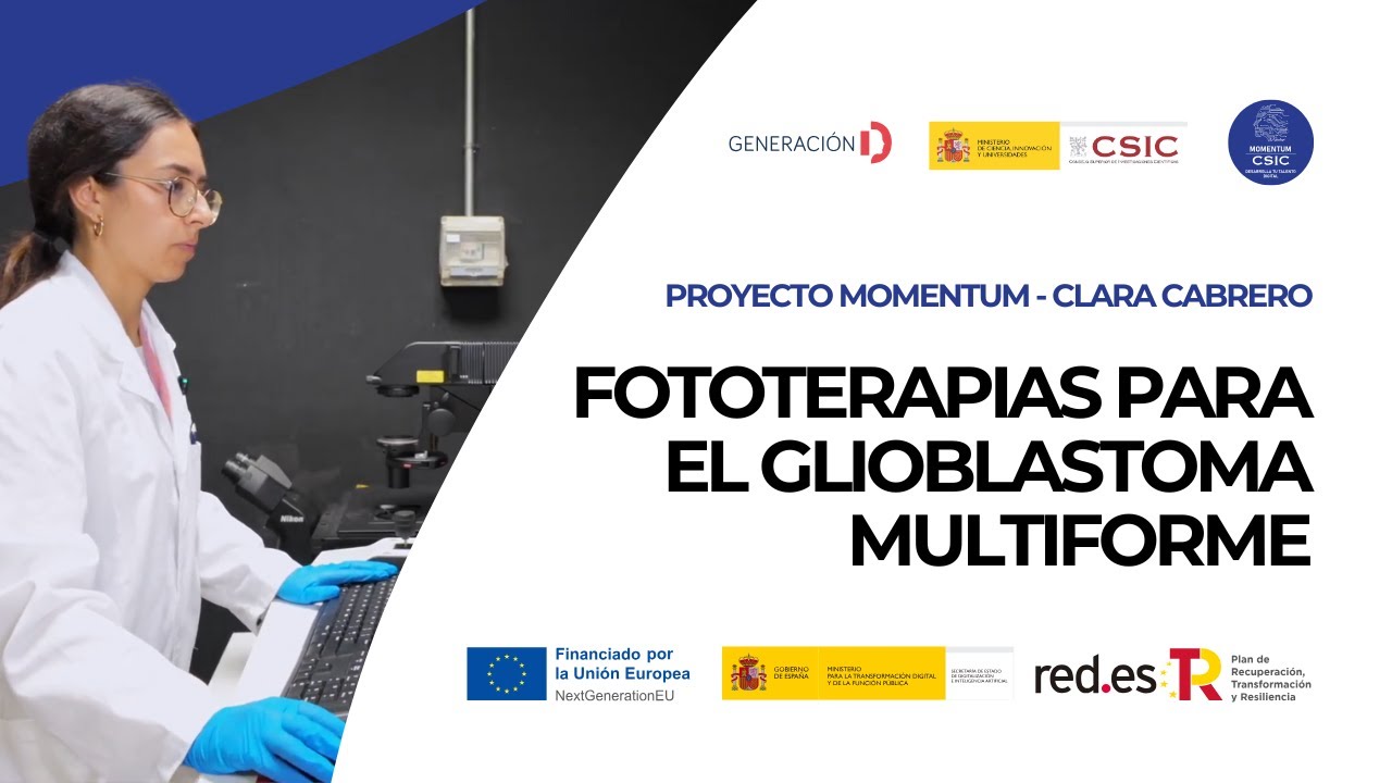 DPE_CSIC's tweet card. Proyecto Momentum | Fototerapias para el glioblastoma multiforme –...