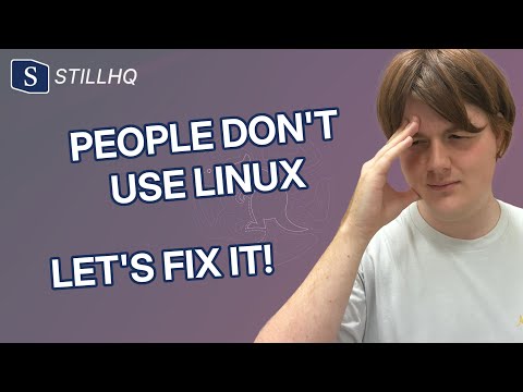 KaosSverige's tweet card. How to Make Linux Mainstream (stillOS) #linux #FOSS #CachyOS #Nobara #PikaOS #EndeavourOS