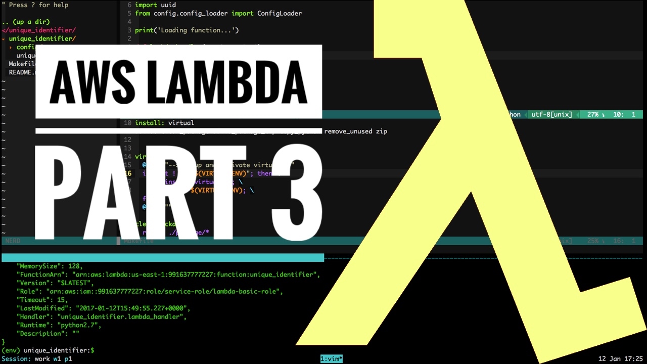 emson's tweet card. Deploying AWS Lambda with Make (part 3)