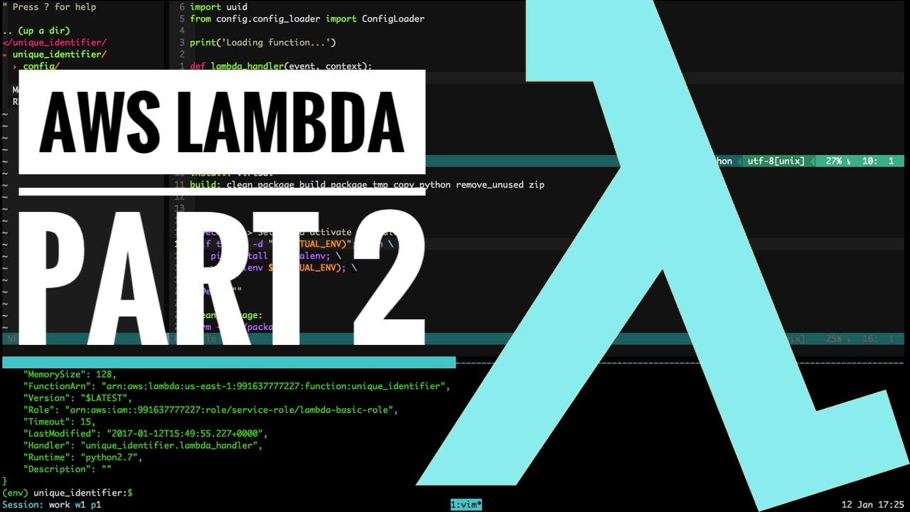 emson's tweet card. Packaging AWS Lambda with Make (part 2)