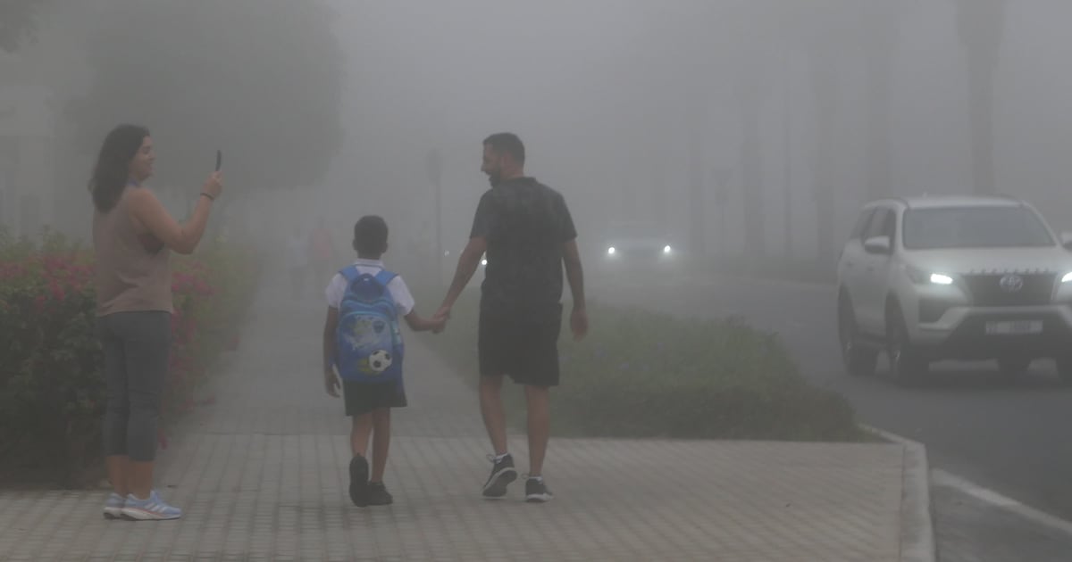 write2ragavan's tweet card. Police in Dubai and Abu Dhabi call for caution on roads