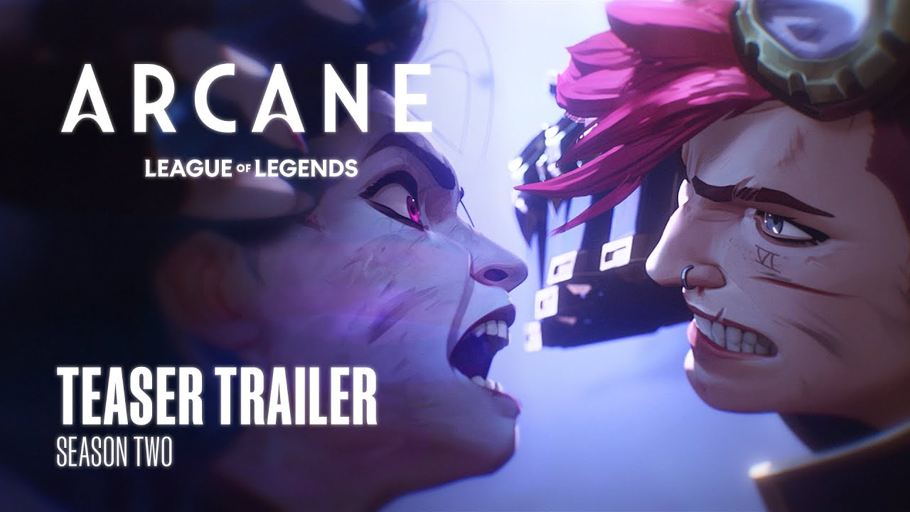 golaem's tweet card. Arcane Season 2 | Official Teaser Trailer