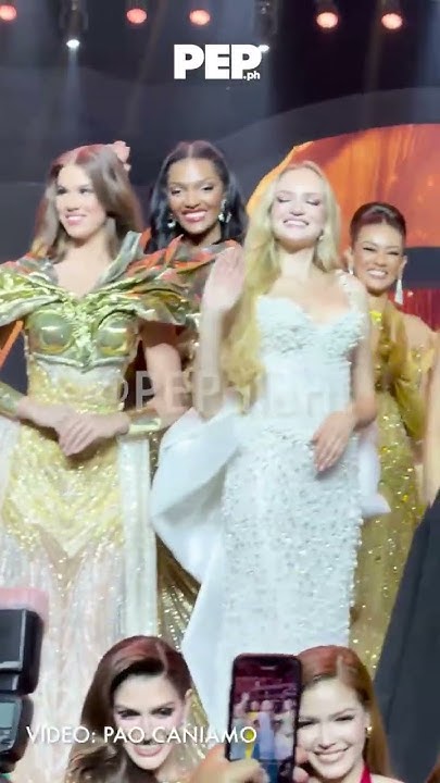 PEPalerts's tweet card. Miss Universe 2025 after Prelims, ano ang isinisigaw nila? | #PEPco...