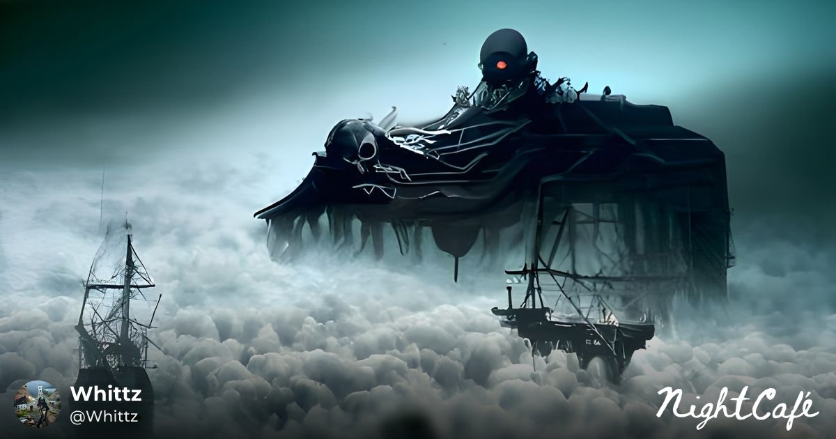 ModzWhittz's tweet card. Creation: "Pirate ship bay" by Whittz