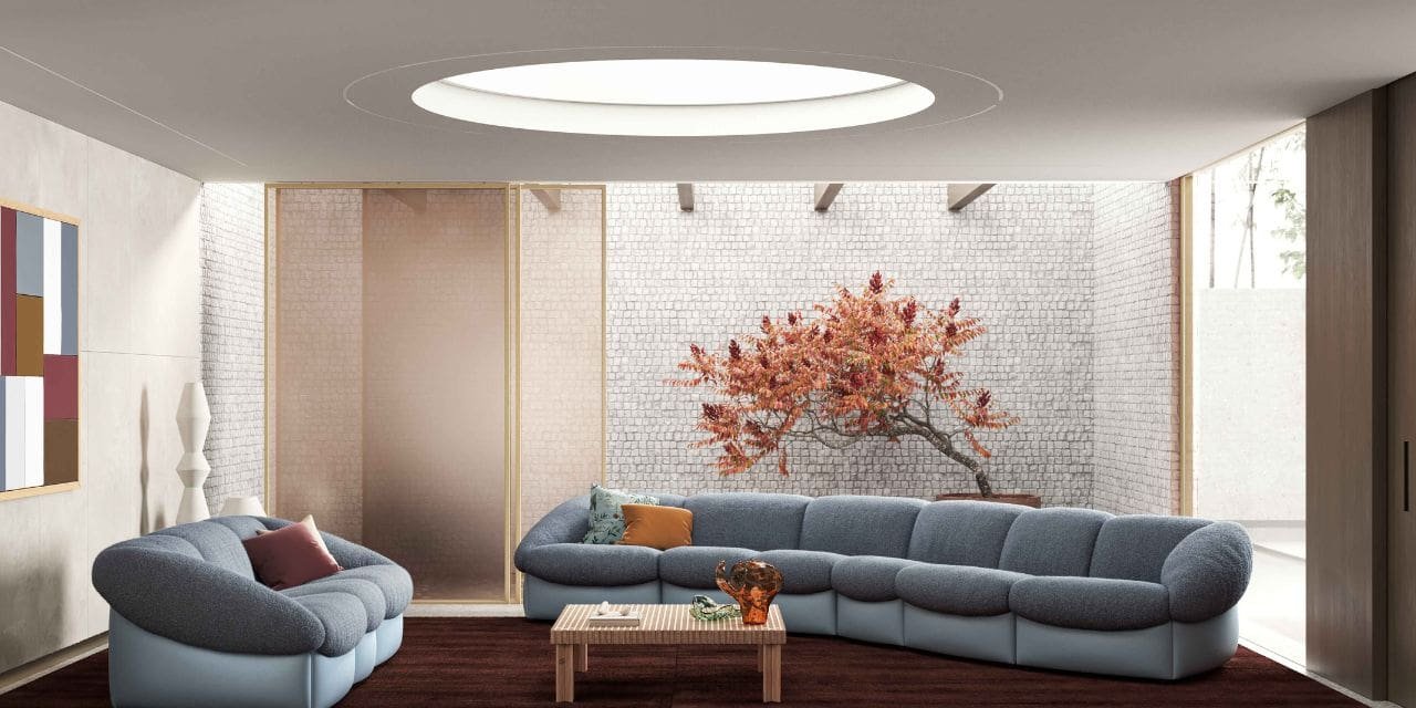 fvcmedia's tweet card. Italian luxury furniture house Poltrona Frau has introduced the Parka modular seating system, marking its first collaboration with the creative duo Draga & Aure