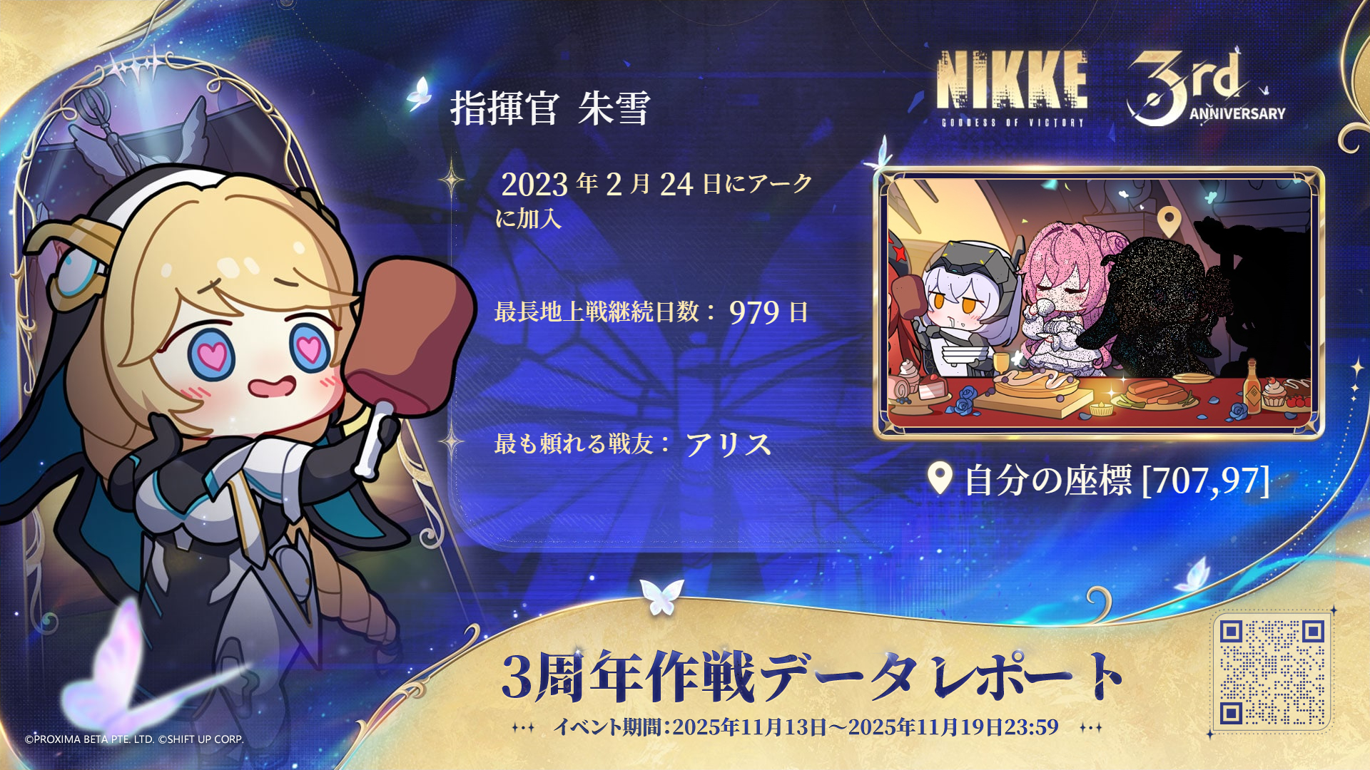 Syusetu_'s tweet card. 指揮官、 3周年おめでとうございます！