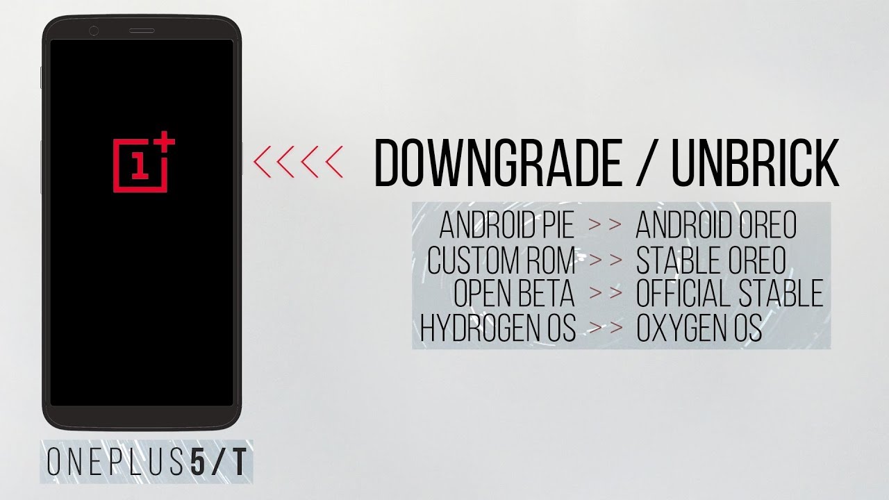 TechRapt's tweet card. OnePlus 5 & 5T : Unbrick / Downgrade / Restore to Official Stable...