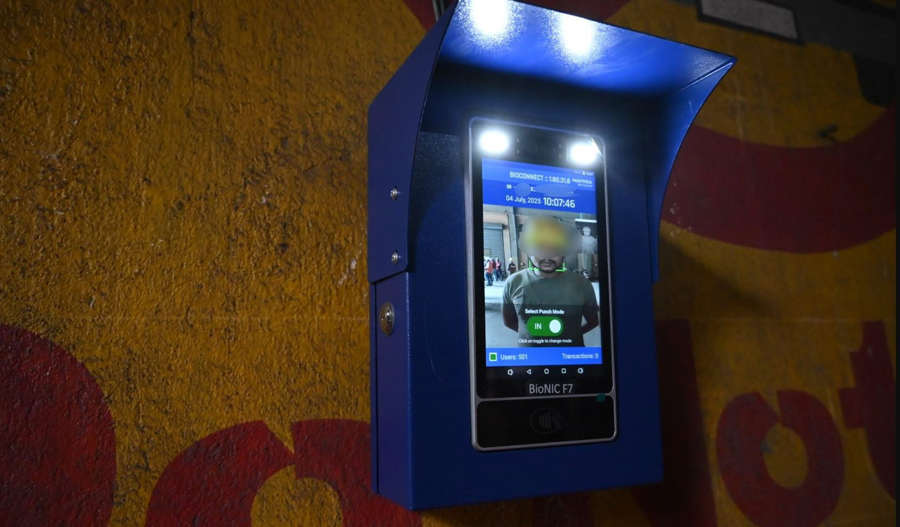 TelanganaToday's tweet card. The school education department recently sought a nod from the State government, as in the past a section of teachers had opposed the introduction of a facial recognition attendance system.