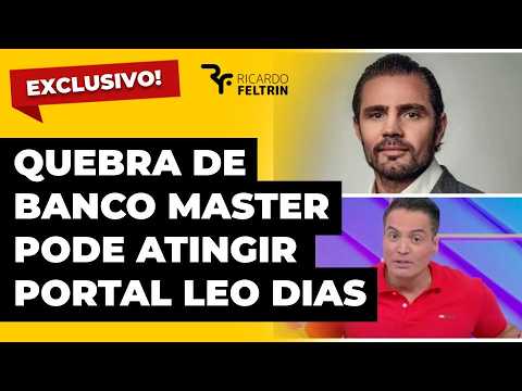 Fabimzimxim's tweet card. QUEBRA DO BANCO MASTER AFETA ATÉ PORTAL LEO DIAS #ricardofeltrin