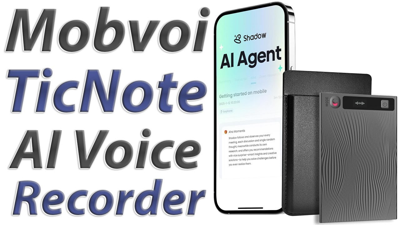 Mobvoi_Official's tweet card. Mobvoi TicNote AI Voice Recorder | Transcribe Summarize with AI...