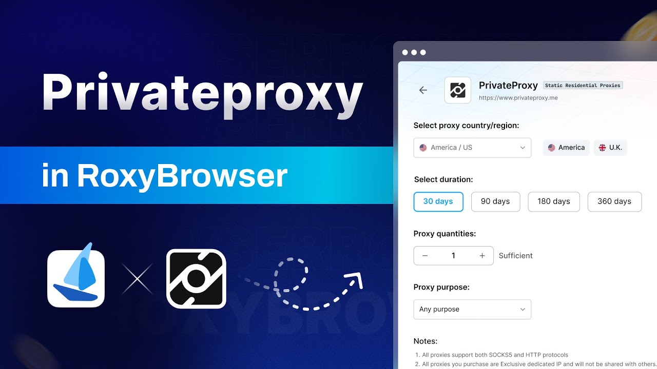 RoxyBrowser's tweet card. Powered by PrivateProxy | How to Buy Reliable Residential Proxies in...