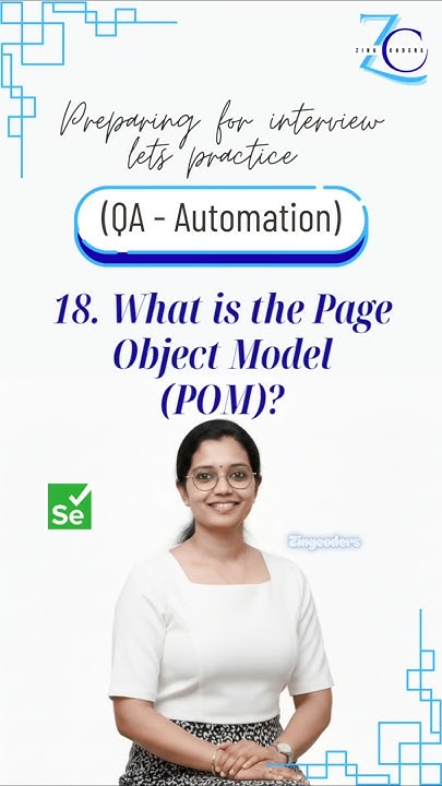 zingcoder's tweet card. Day 18-30 | Java Selenium Interview QA | What is the Page Object...