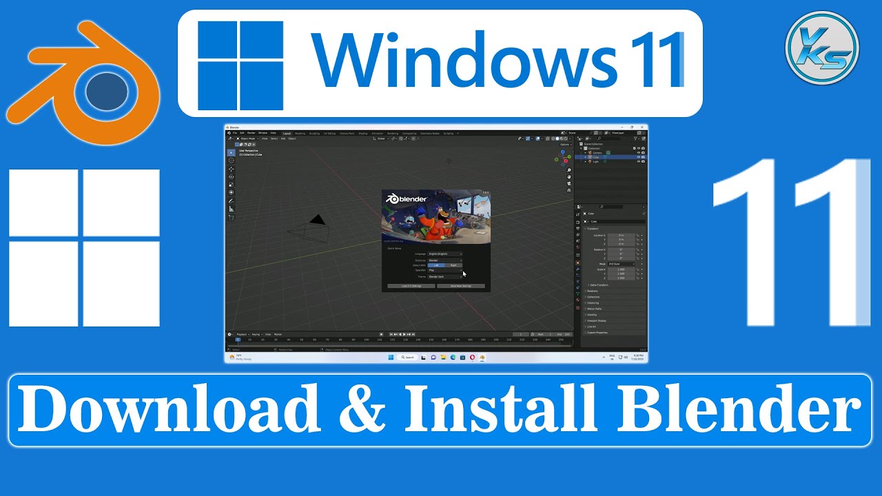 vksytc's tweet card. ✅ How To Download And Install Blender 3.6 LTS On Windows 11
