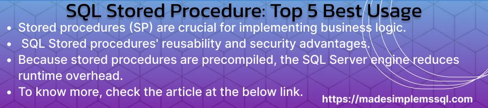 gsumita23's tweet card. Explore & Learn everything about SQL Stored Procedure and best practices for optimized performance.