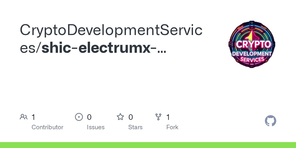 CryptoLover705's tweet card. Contribute to CryptoDevelopmentServices/shic-electrumx-installer development by creating an account on GitHub.