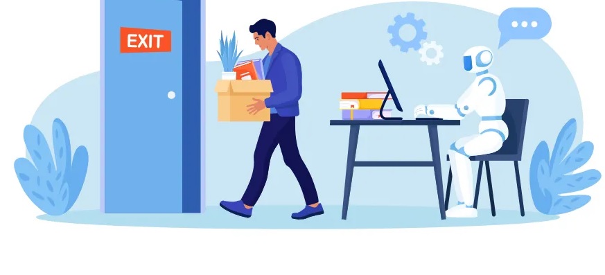 newbusinessage's tweet card. Young Workers Face AI Replacement in US Workplaces: Study | New Business Age