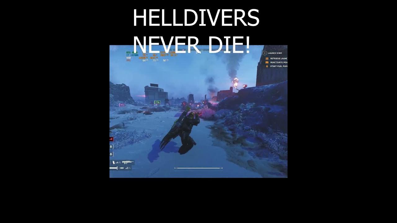 EnforcerGamingX's tweet card. Helldivers never die 3 #helldivers2 #helldivers2pc #epic #helldiver...