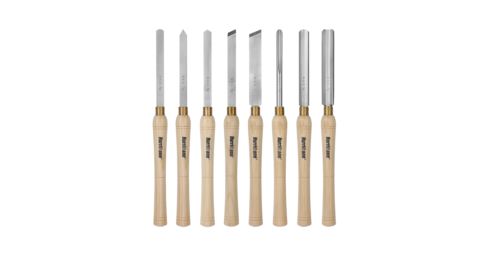 ToolsSumex's tweet card. HURRICANE 8pc Wood Lathe Chisel Set Wood Turning Tools Wood Lathe Tools HSS Turning Tools for Woodworking with Wooden Box - Perfect Tools for Precision Cutting and Smooth, Detailed Projects