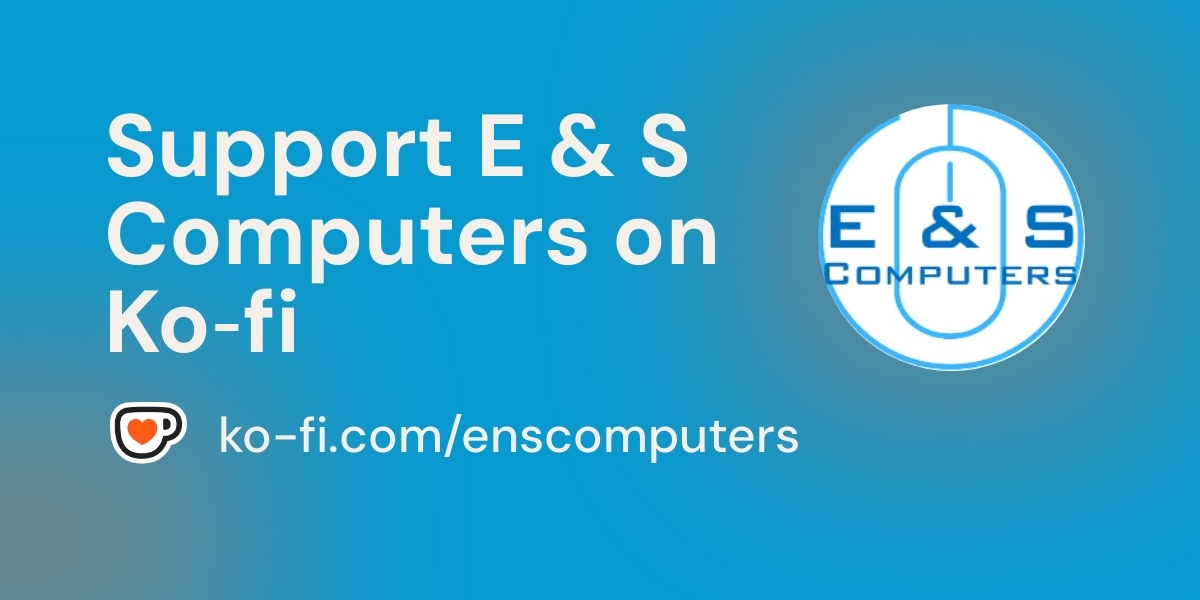 enscomputers's tweet card. Support E & S Computers