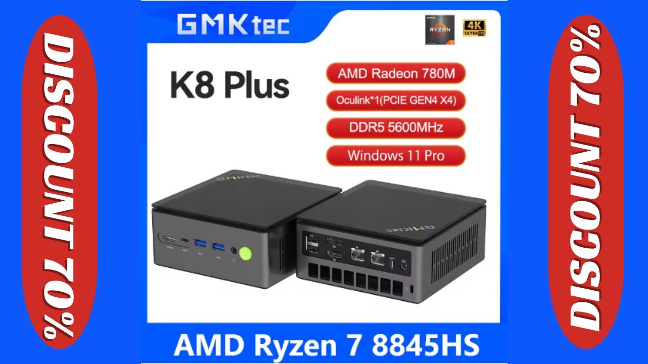 Giftcard10000's tweet card. GMKtec K8 Plus Mini PC AMD R7-8845HS NUCBOX Window 11 Pro AMD Radeon™...