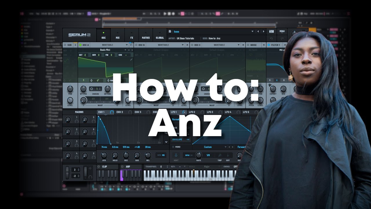 UKBassTutorials's tweet card. How to make Bass music like Anz | Ableton Live