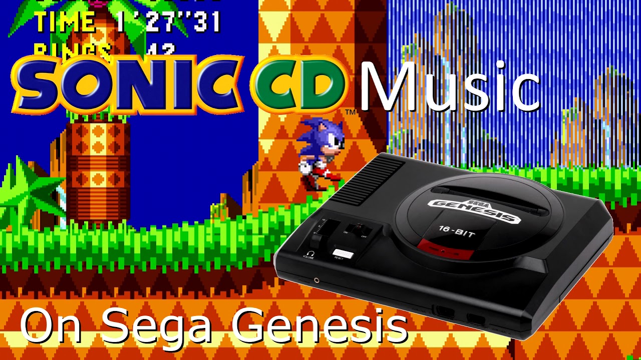 Tulio2Dream's tweet card. Sonic CD - Palmtree Panic (US) on Sega Genesis Sound Chip