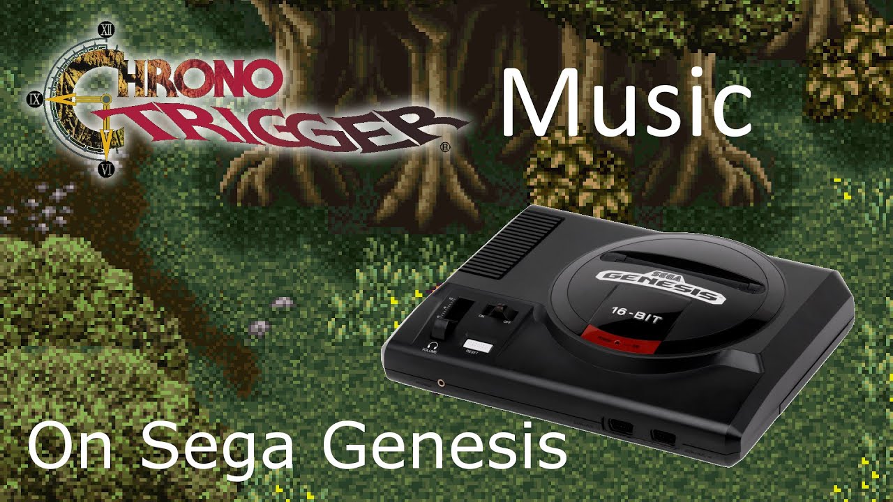 Tulio2Dream's tweet card. Chrono Trigger - Secret of the Forest, on Sega Genesis sound chip