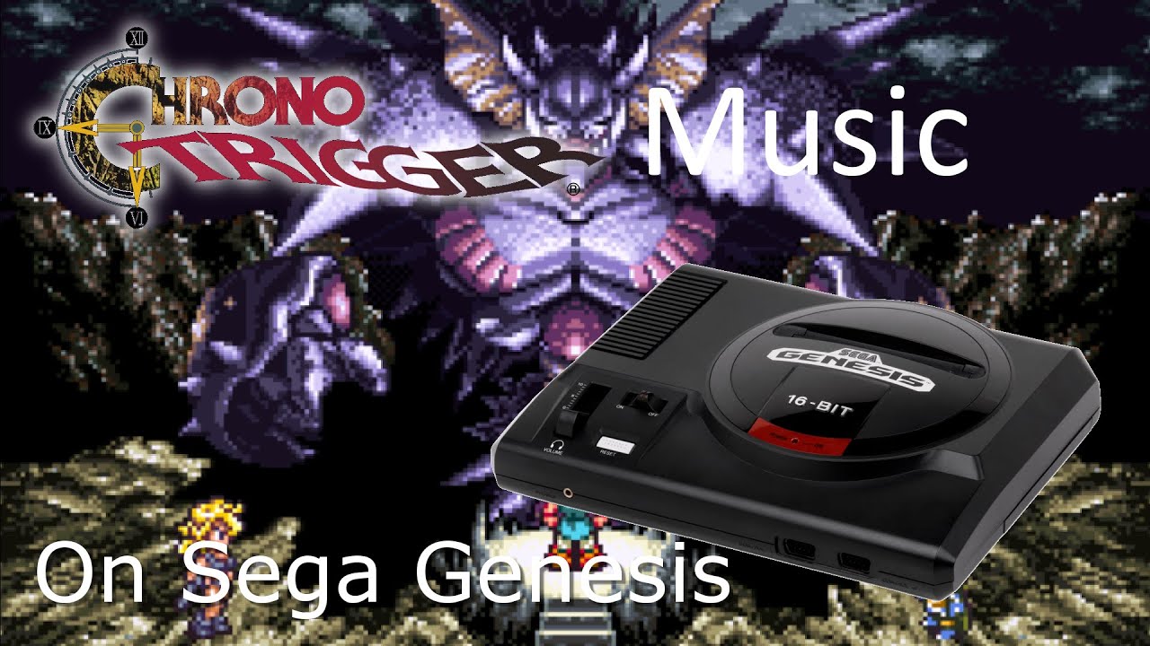 Tulio2Dream's tweet card. Chrono Trigger - Boss Battle 1, on Sega Genesis sound chip