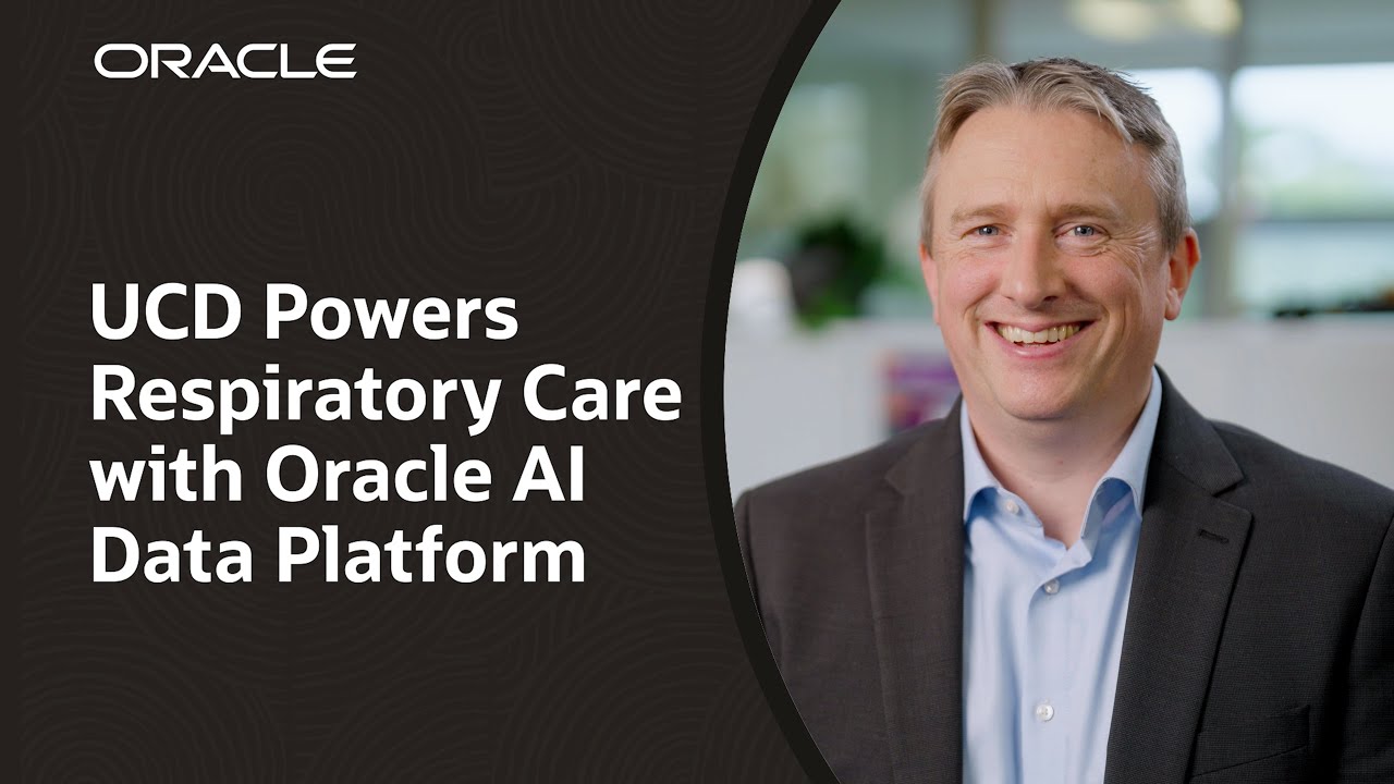 charliebakerjr's tweet card. University College Dublin Aims to Improve Chronic Care with Oracle AI...