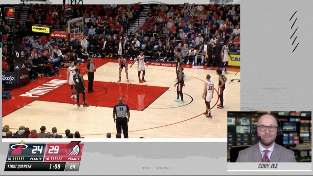 GeniusSports's tweet card. With Corey Jez, the Portland Trail Blazers have shown how local broadcasts can evolve to match today’s competition for attention.