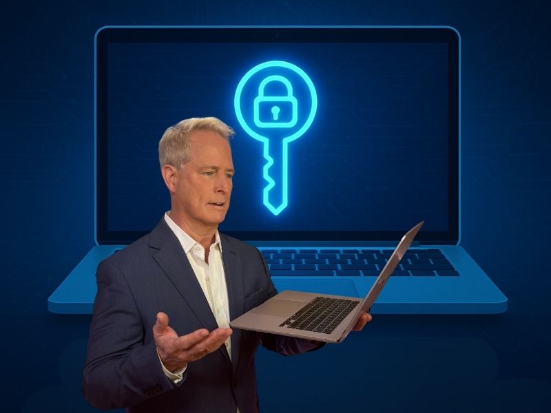 cyberguy's tweet card. Passkeys work on any device, even without a camera or fingerprint reader, and they're way more secure than passwords.