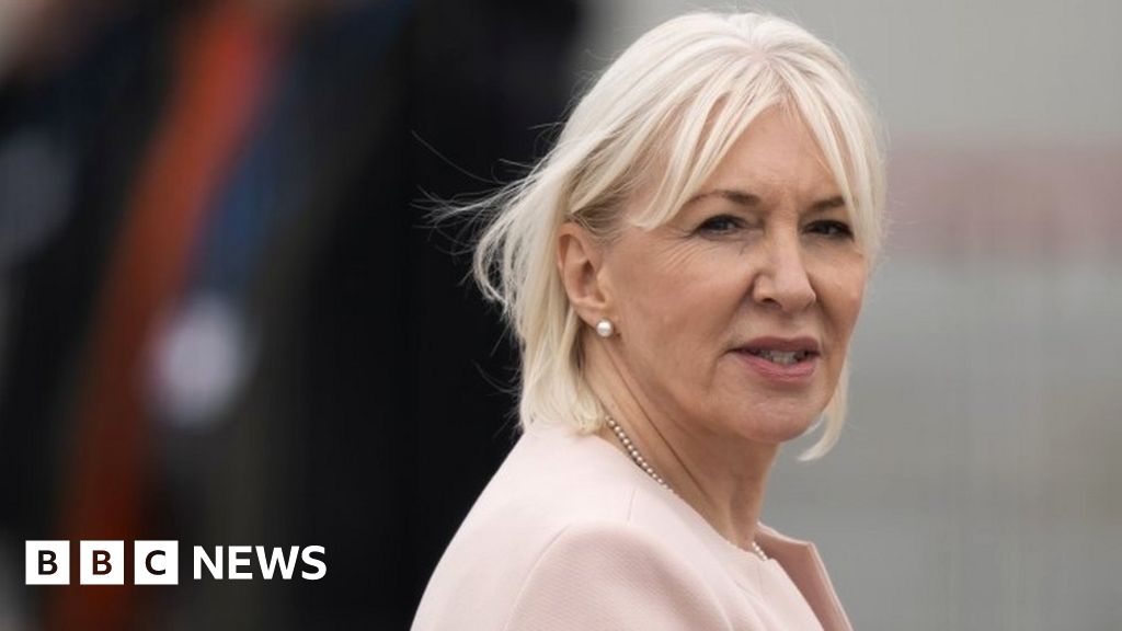 BBCNews's tweet card. Minister who shared false allegations about Labour leader told to be more responsible by Tory bosses.