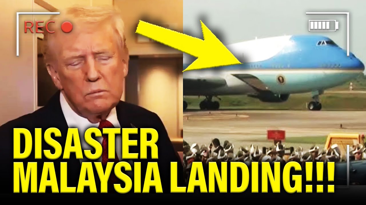 MaeWilbon's tweet card. Trump has DISASTER LANDING into Malaysia as WORLD TURNS ON HIM