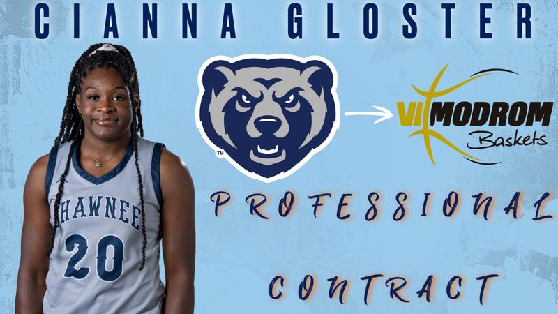 SSUBears's tweet card. Shawnee State senior forward Cianna Gloster, who was an All-River States Conference selection in both seasons she played with the women's basketball program at SSU -- including a First-Team All-RSC...