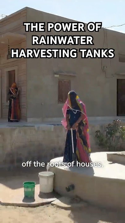 LuisAzcona's tweet card. The Power of Rainwater Harvesting Tanks: Empowering Desert Communities