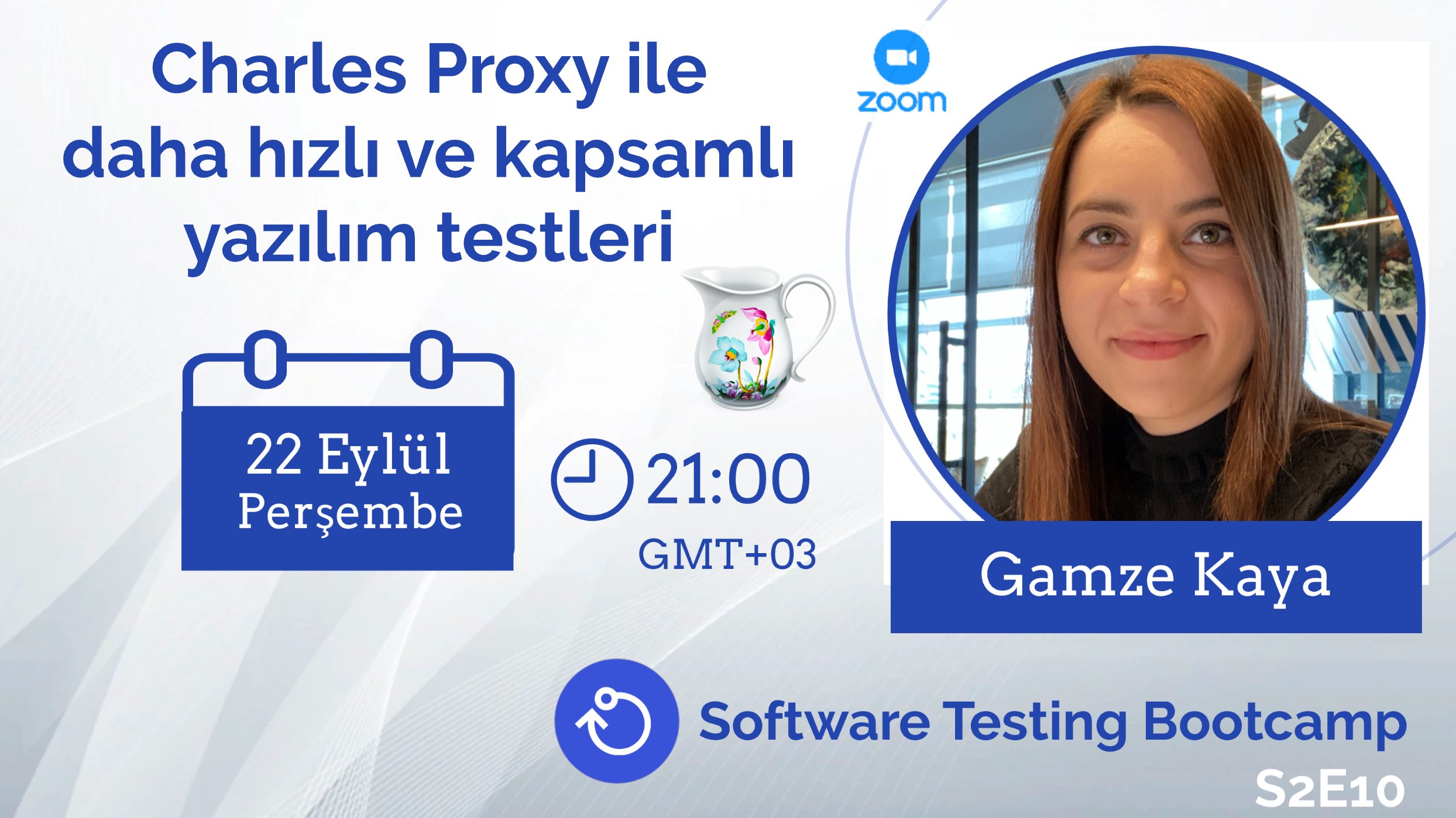 TestingBootcamp's tweet card. Sıradaki etkinliğimizde, QA Engineer Gamze Kaya ile birlikte Telerik Fiddler'ın en iyi alternatifi olan Charles Proxy Debugger ile yazılım testi yapıyoruz. Özel