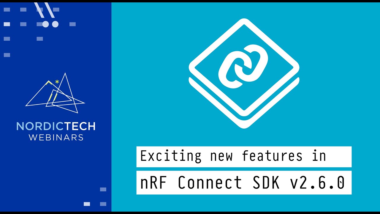 NordicTweets's tweet card. Exciting new features in nRF Connect SDK 2.6.0