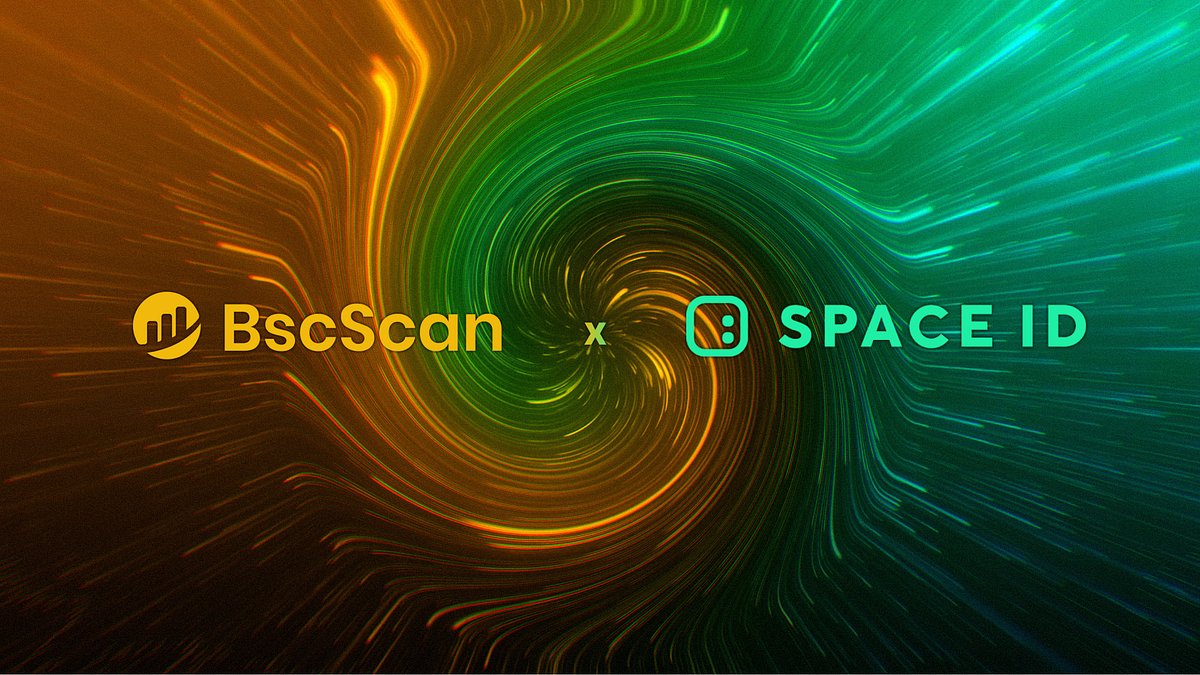 SPACEID's tweet card. All the .bnb Domain holders will soon be able to interact with the biggest BNB Chain Block Explorer with their one and only .bnb names.