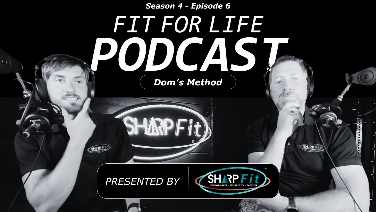 SharpFitForLife's tweet card. How Dom's Method Builds Habits for High Performance & Longevity | Fit...