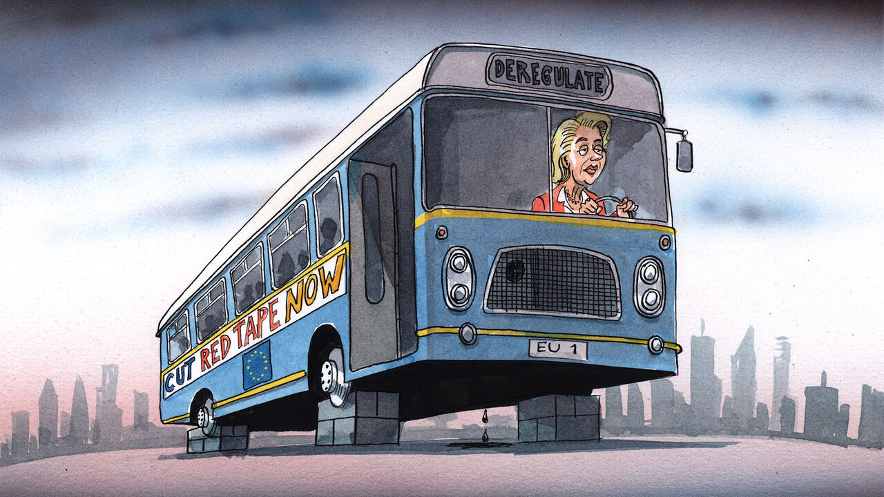 PeterDeKeyzer's tweet card. Brussels takes on the red-tape gusher