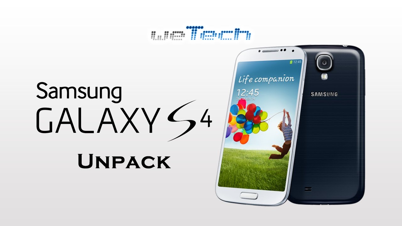weTechEU's tweet card. Samsung Galaxy S4 - Unpack e caratteristiche principali