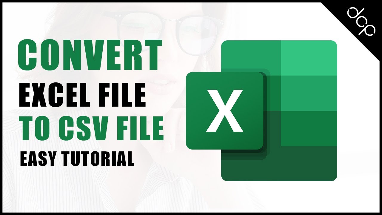 dcpwebdesigners's tweet card. Convert Excel to CSV file
