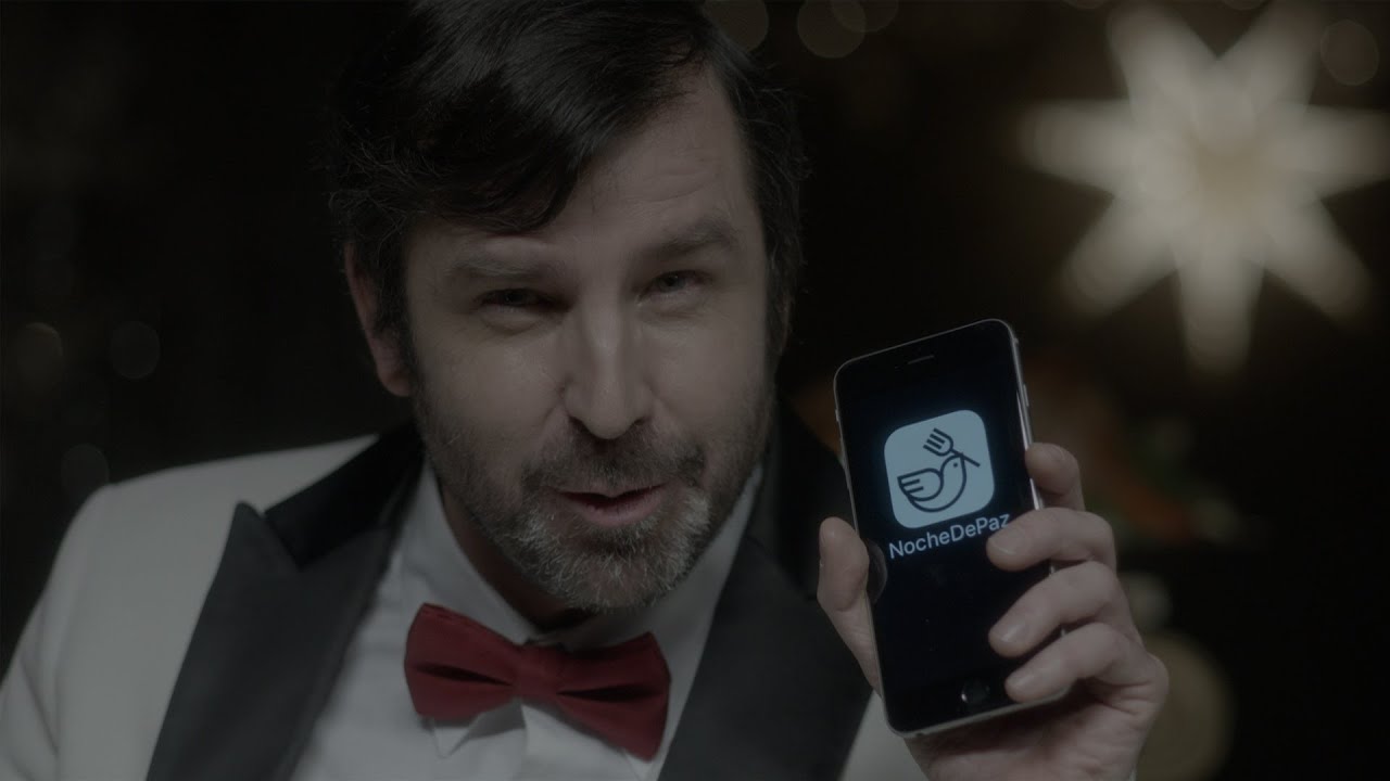 LabGraf's tweet card. "Noche de Paz" Castellano - Shackleton