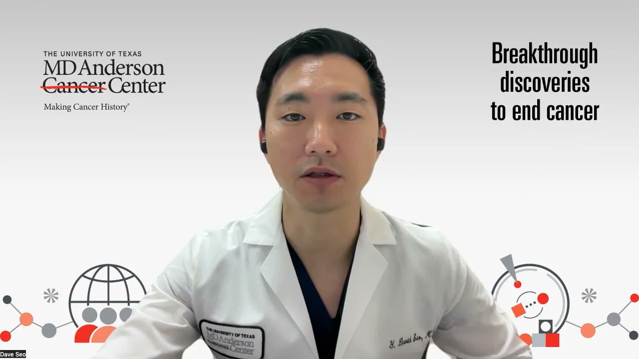 CD_AACR's tweet card. Dr. Yongwoo David Seo: Randomized phase 1b microbiome modulation...