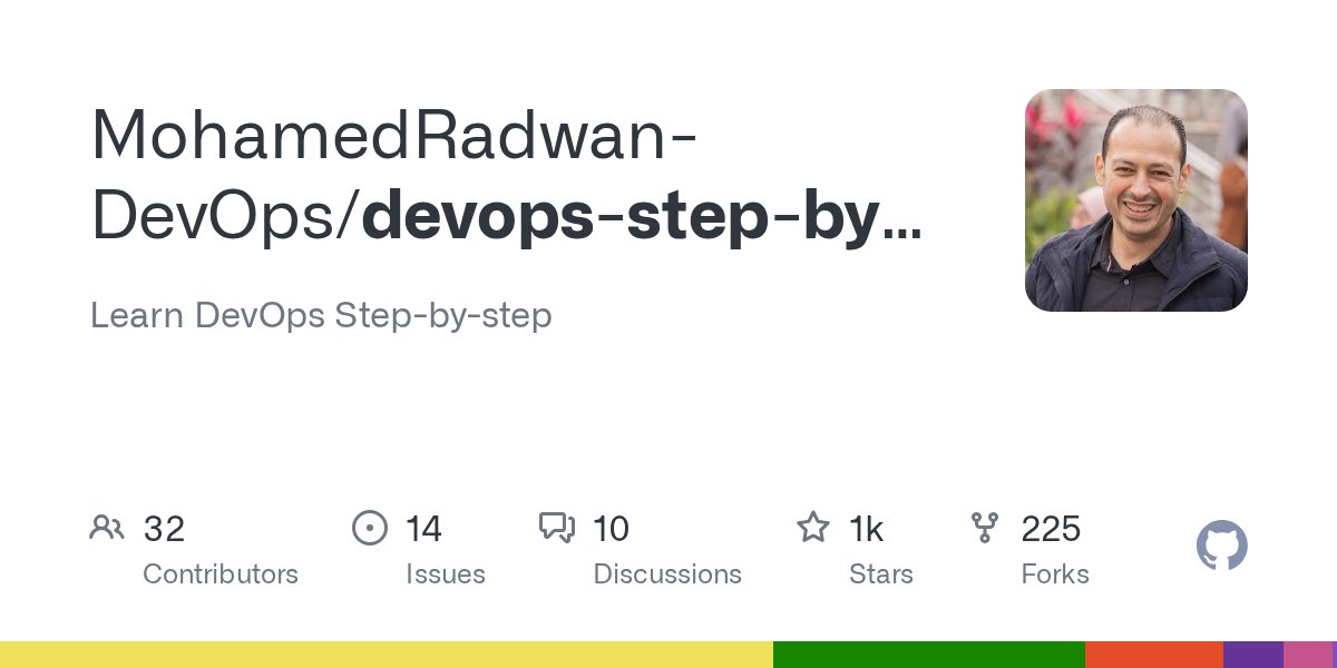 mfaisal_khatri's tweet card. Learn DevOps Step-by-step. Contribute to MohamedRadwan-DevOps/devops-step-by-step development by creating an account on GitHub.