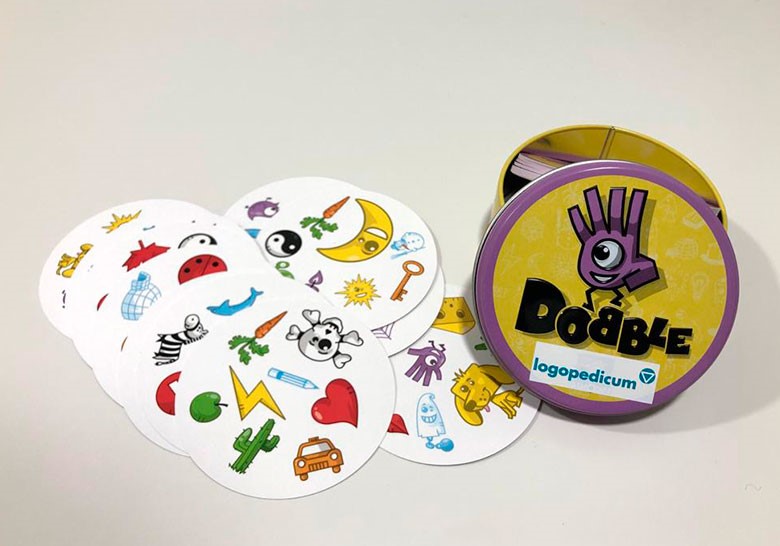 logopedicum's tweet card. Descubre las infinitas posibilidades terapéuticas del juego de mesa Dobble.