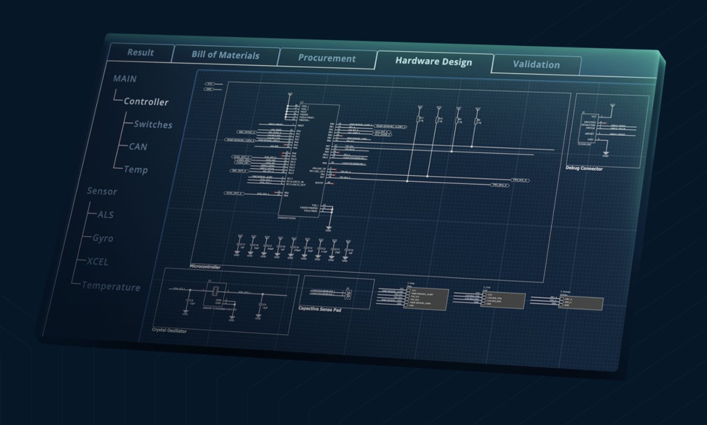 LorimerVentures's tweet card. Transform electronics design with AI-powered automation. Generate schematics & BOMs in 60 seconds. Trusted by leading engineering teams to accelerate product development.