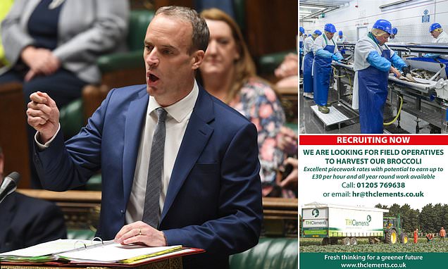 CodeAtt's tweet card. Dominic Raab said that some of the record one million job vacancies across the UK could be filled by offenders who are allowed out on day release or have just finished their jail sentences.
